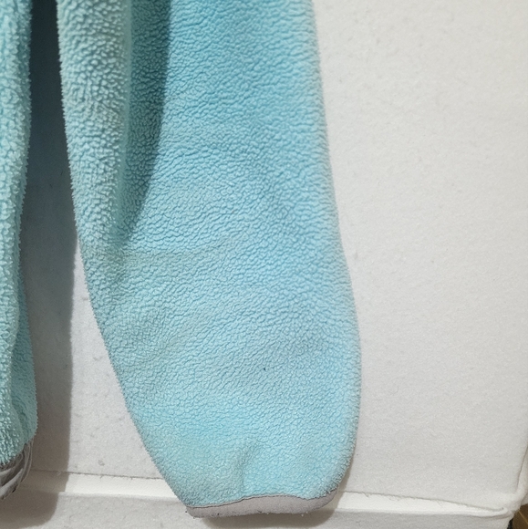 THE NORTH FACE DENALI POLARTEC FLEECE GIRL'S SIZE L(14-16) JACKET TURQUOISE/GRAY - Picture 12 of 16